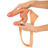 çift penisli silikon strap-on tanga – görsel 5