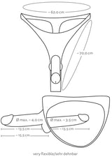 çift penisli silikon strap-on tanga – görsel 6