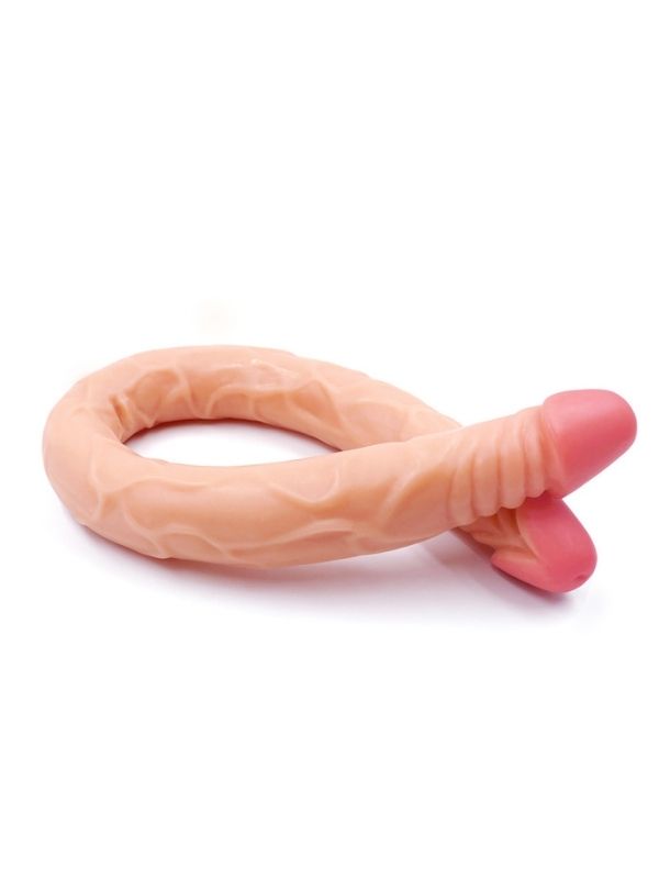 55 cm çift taraflı silikon dildo – görsel 1