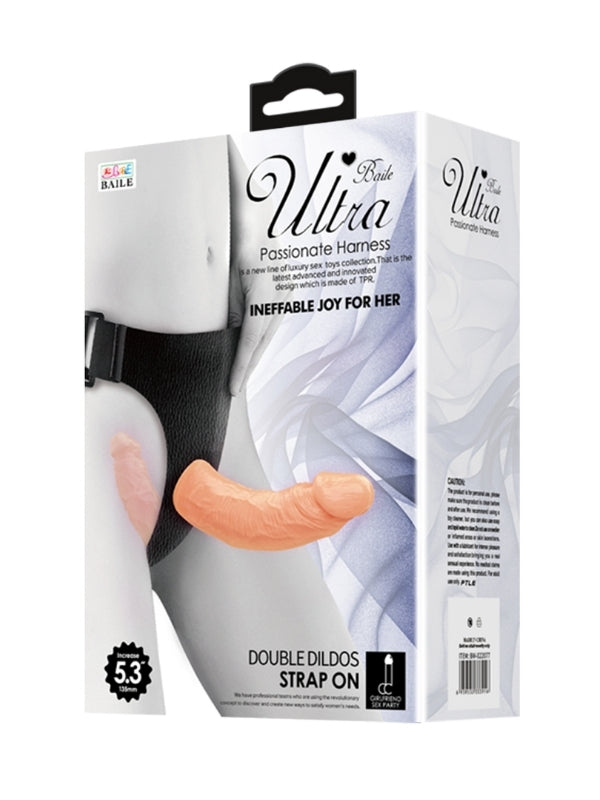çift uçlu belden bağlamalı strap-on set – görsel 1