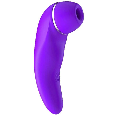 Çift Uçlu Emişli Klitoral ve G-Spot Vibratör Fırçalı Başlık – Mor