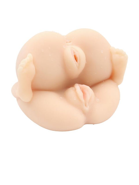 Çiftli Girişli Mastürbatör – 1 kg, 16 × 15 × 11 cm
