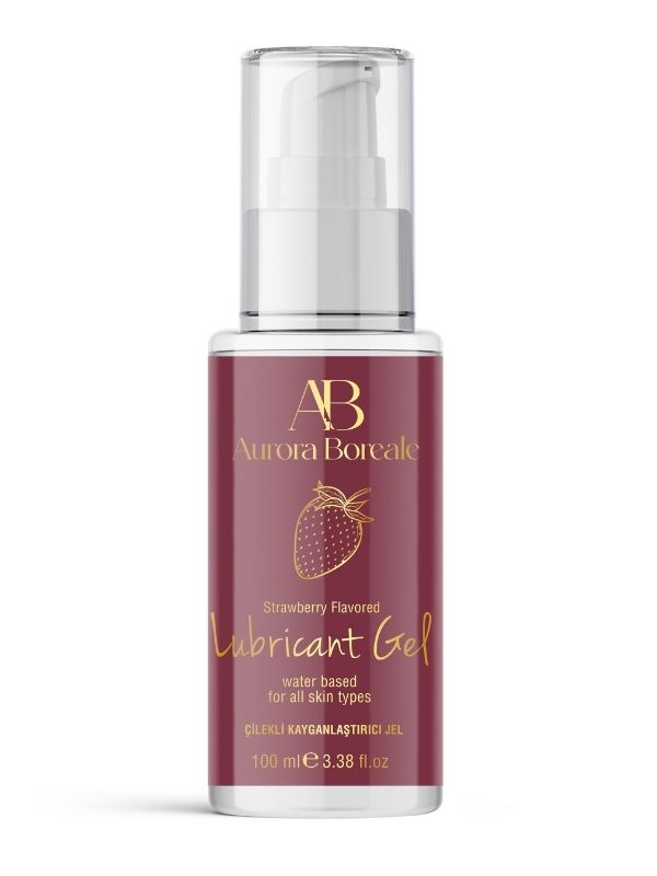 Çilek Aromalı Su Bazlı Kayganlaştırıcı Jel 100 ml