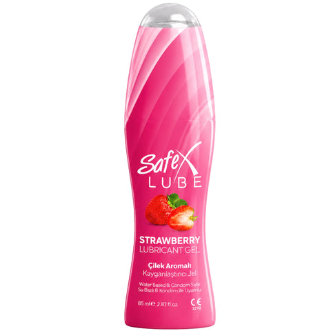 Çilek Aromalı Su Bazlı Kayganlaştırıcı Jel 85 ml – Kondom Uyumlu