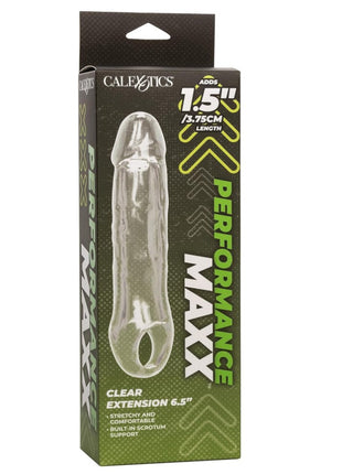Calexotics Performance Maxx Clear Extension 3.75 Cm Uzatmalı Şeffaf Penis Kılıfı