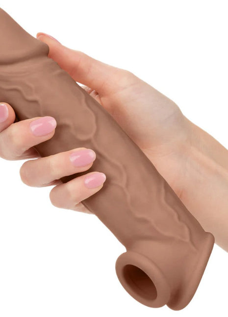 Calexotics Performance Maxx Life-Like Extension 5cm Uzatmalı Penis Kılıfı Brown