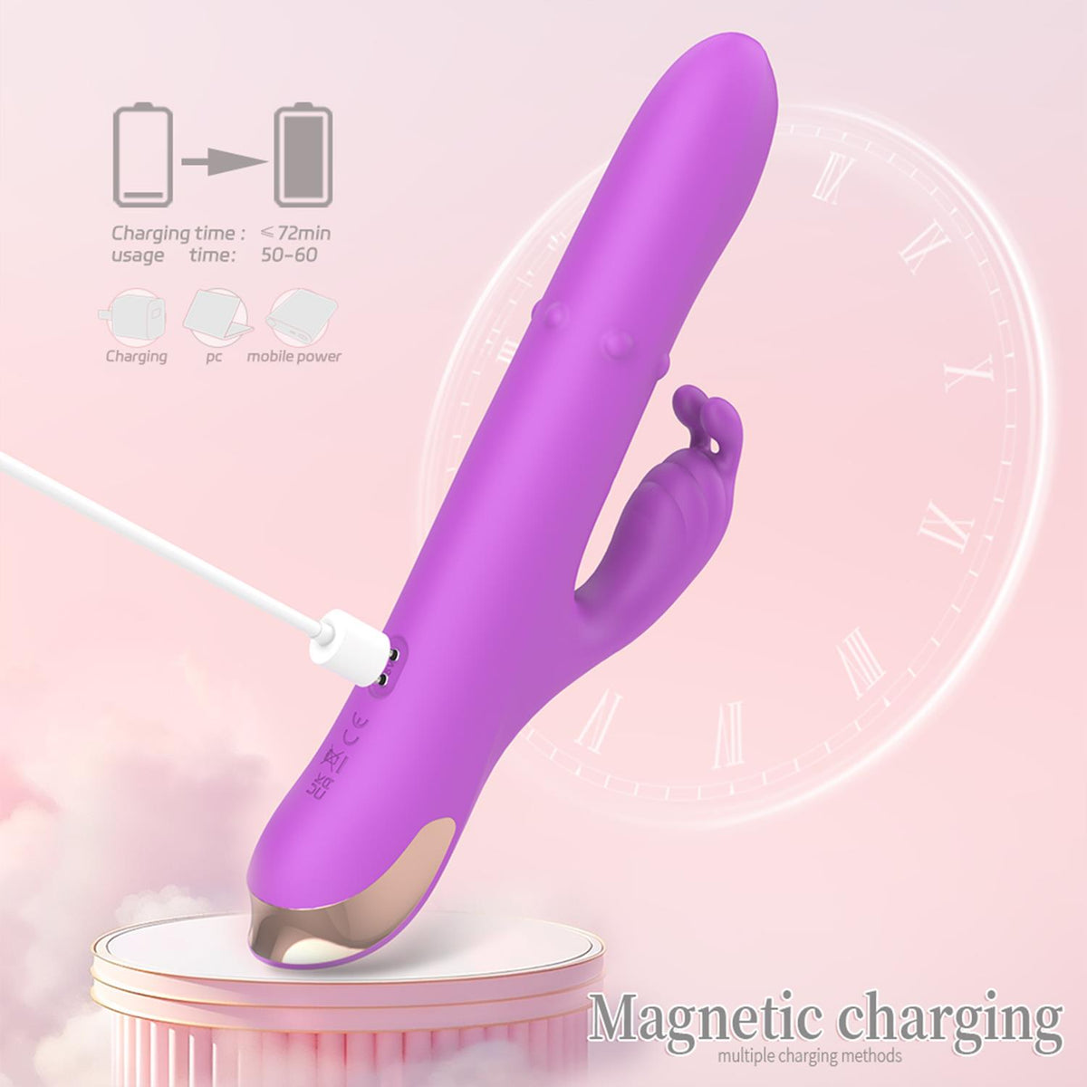 Cool Stick kayar bilyeli rabbit vibratör – görsel 3