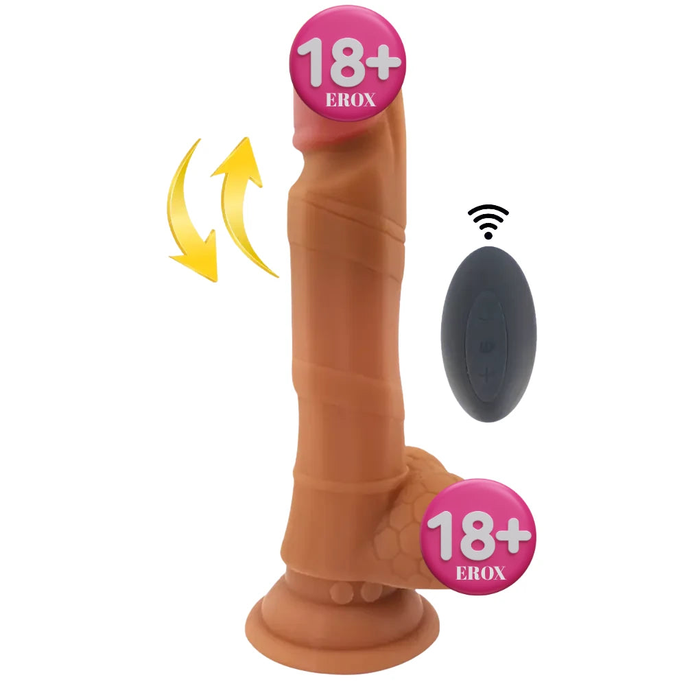 Crazy Passion İleri Geri Hareketli Titreşimli Realistik Vibratör
