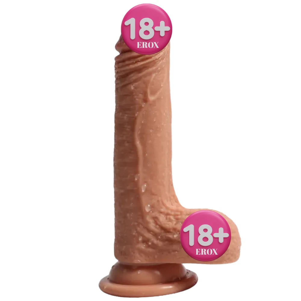 Crowley's Natural Doku Titreşimsiz Realistik Penis – 18 cm