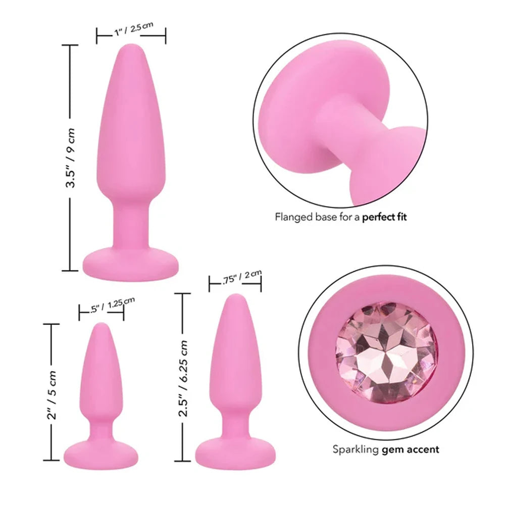 Crystal Booty Kit silikon plug seti – görsel 4
