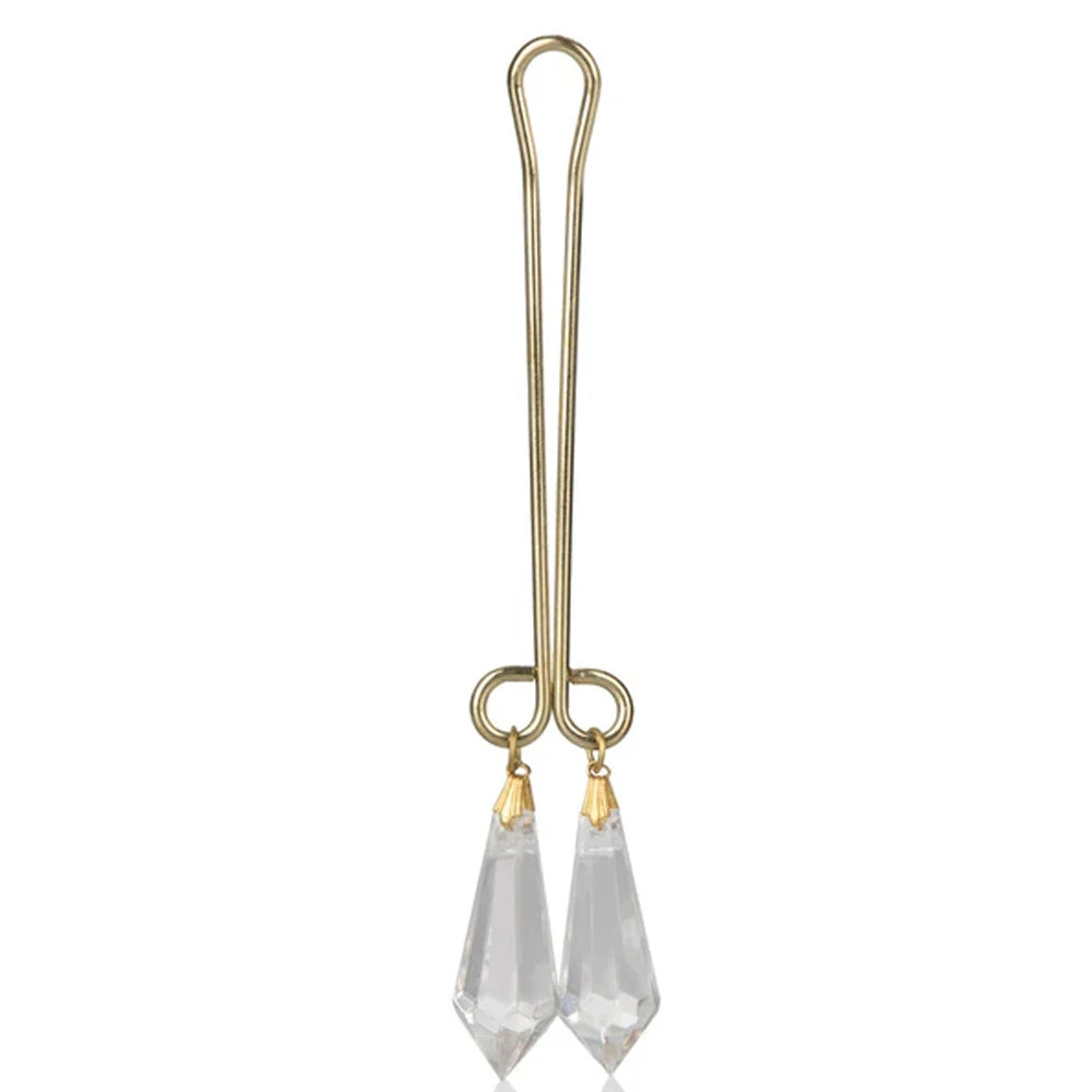 Crystal Deldirmesiz Klitoral Takı – Işıltılı Boncuklu