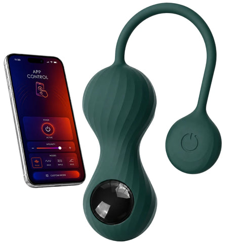 Crystal Duo Uygulama Kontrollü Kegel Vibratör ve Ağırlık Topu Seti