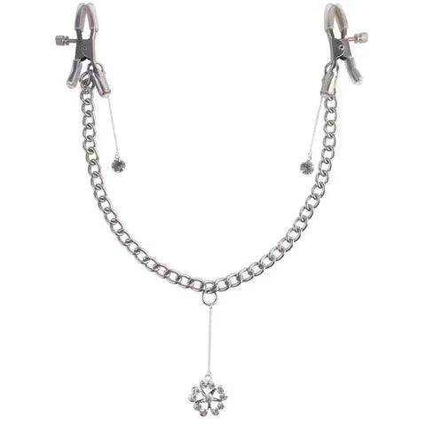 Crystal Nipple Clamps Akrilik Taşlı Kolye Uçlu Göğüs Klipsi