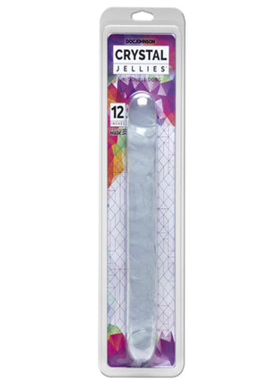 Doc Johnson Cyrstal Jellies 30 Cm Çift Taraflı Realistik Jel Penis Clear