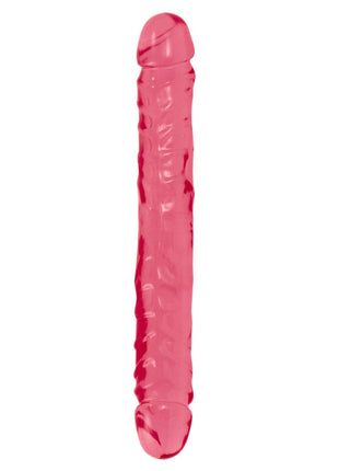 Doc Johnson Cyrstal Jellies 30 Cm Çift Taraflı Realistik Jel Penis Red