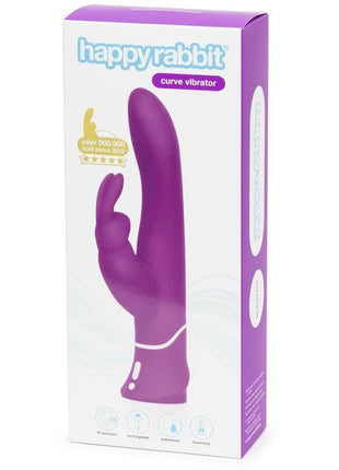 Happy Rabbit Curve Rechargeable Rabbit Vibrator Purple