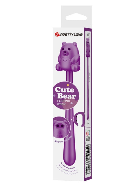 Cute Bear Flört Çubuğu – 7 Modlu, Manyetik USB Şarjlı