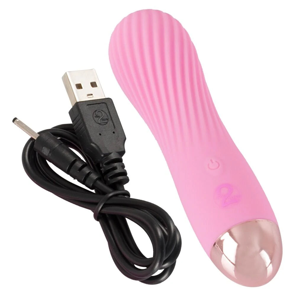 Cuties Silk Touch oluklu mini vibratör – görsel 3