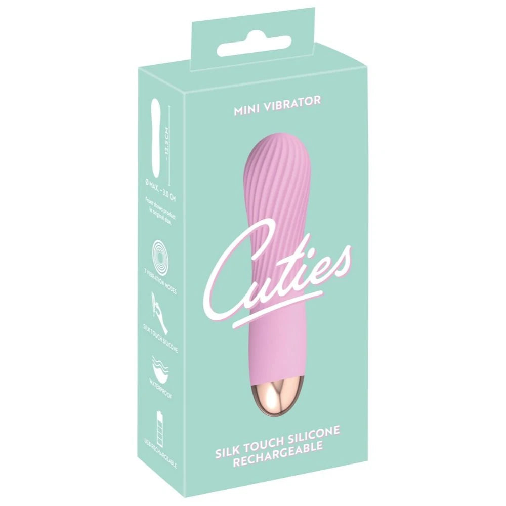 Cuties Silk Touch oluklu mini vibratör – görsel 5