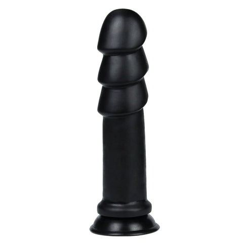Dalgalı Esnek Dev Anal Dildo 28 cm – Vantuzlu, 7 cm Çap