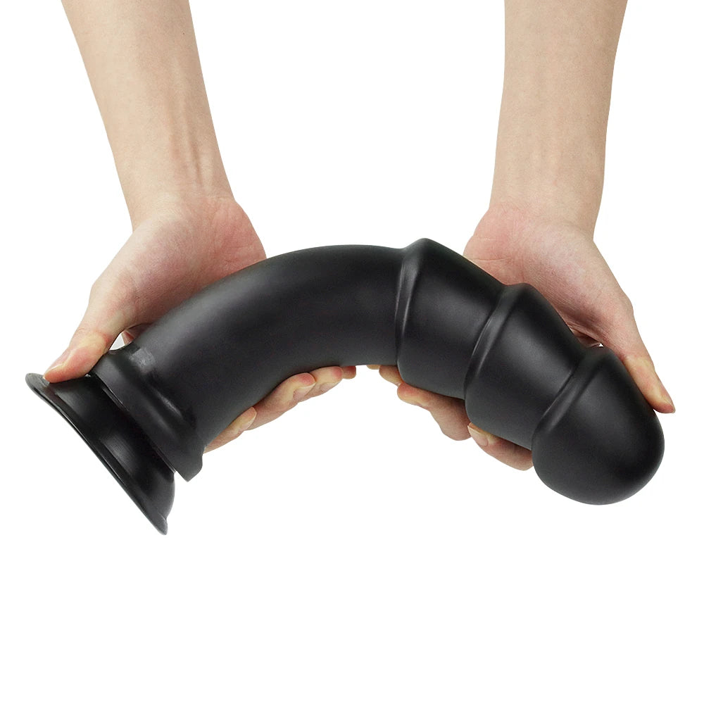 28 cm dalgalı dev anal dildo – görsel 4