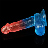 Dazzle Studs kavisli jel dildo – görsel 2
