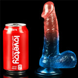 Dazzle Studs kavisli jel dildo – görsel 4