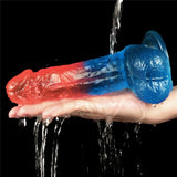 Dazzle Studs kavisli jel dildo – görsel 5