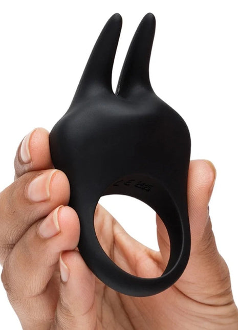 Fifty Shades of Grey Sensation Rabbit Love Ring Titreşimli Şarjlı Cockring Penis Halkası