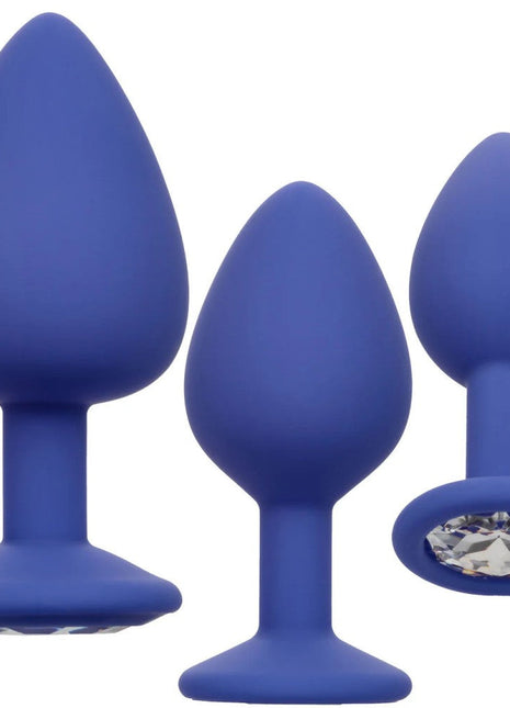 Calexotics Cheeky Gems 3 pcs Anal Alıştırıcı Silikon Plug Set