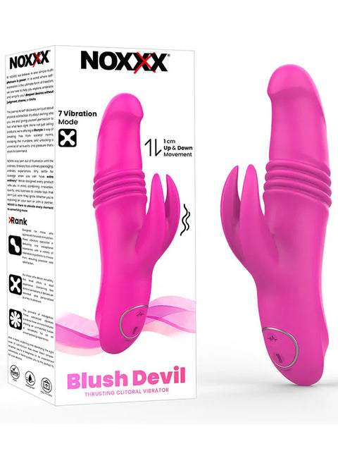 Devil İleri Geri Hareketli Titreşimli Rabbit Vibratör – Mor