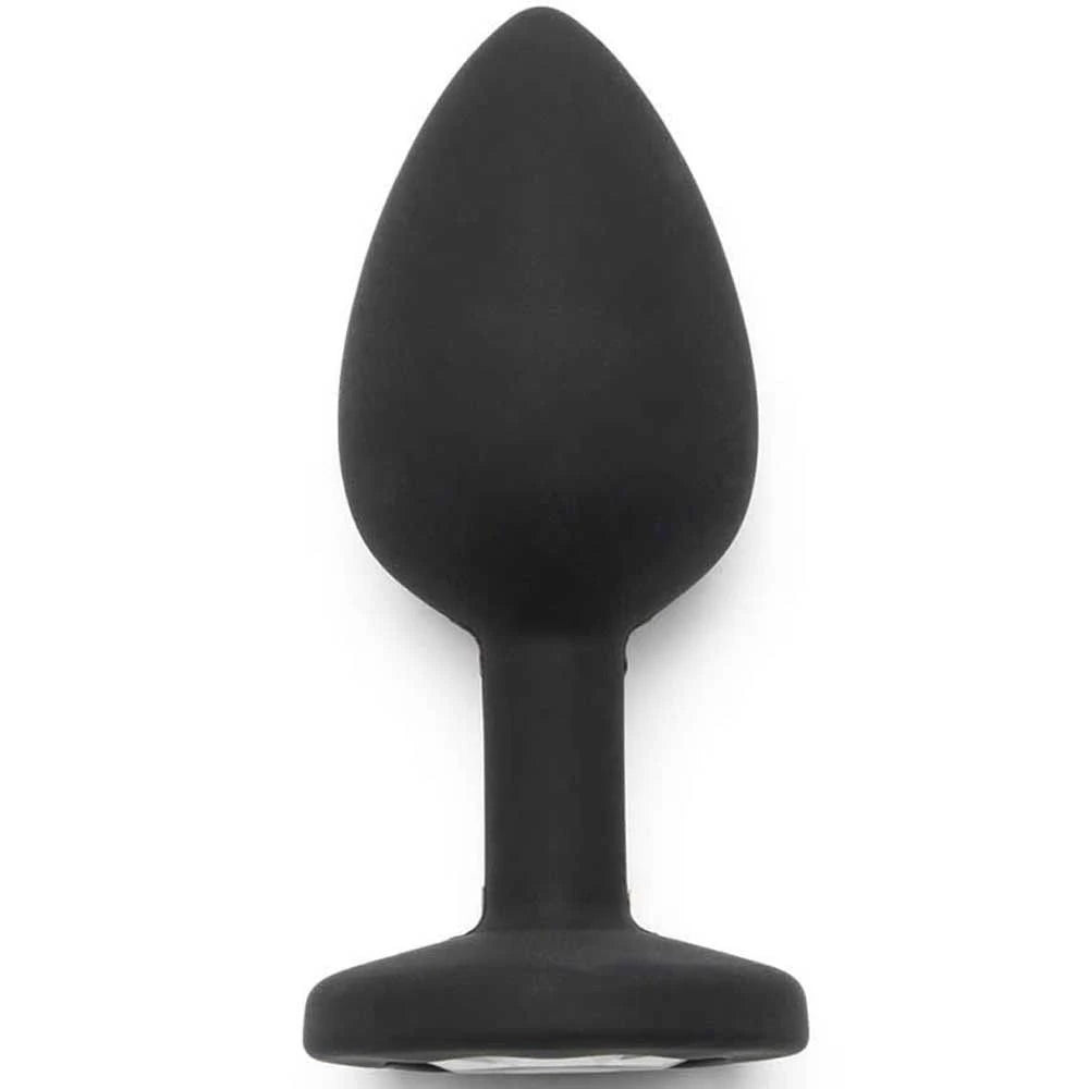 Diamond taşlı silikon anal plug large – görsel 2
