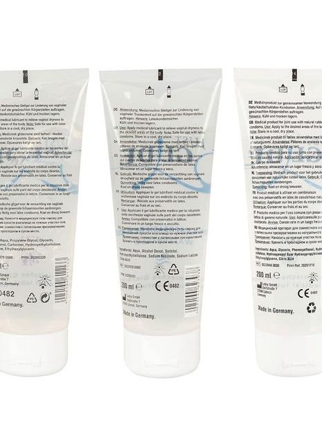 Just Glide Gleitgel Lubricant Kayganlaştırıcı Set 3x200 Ml.