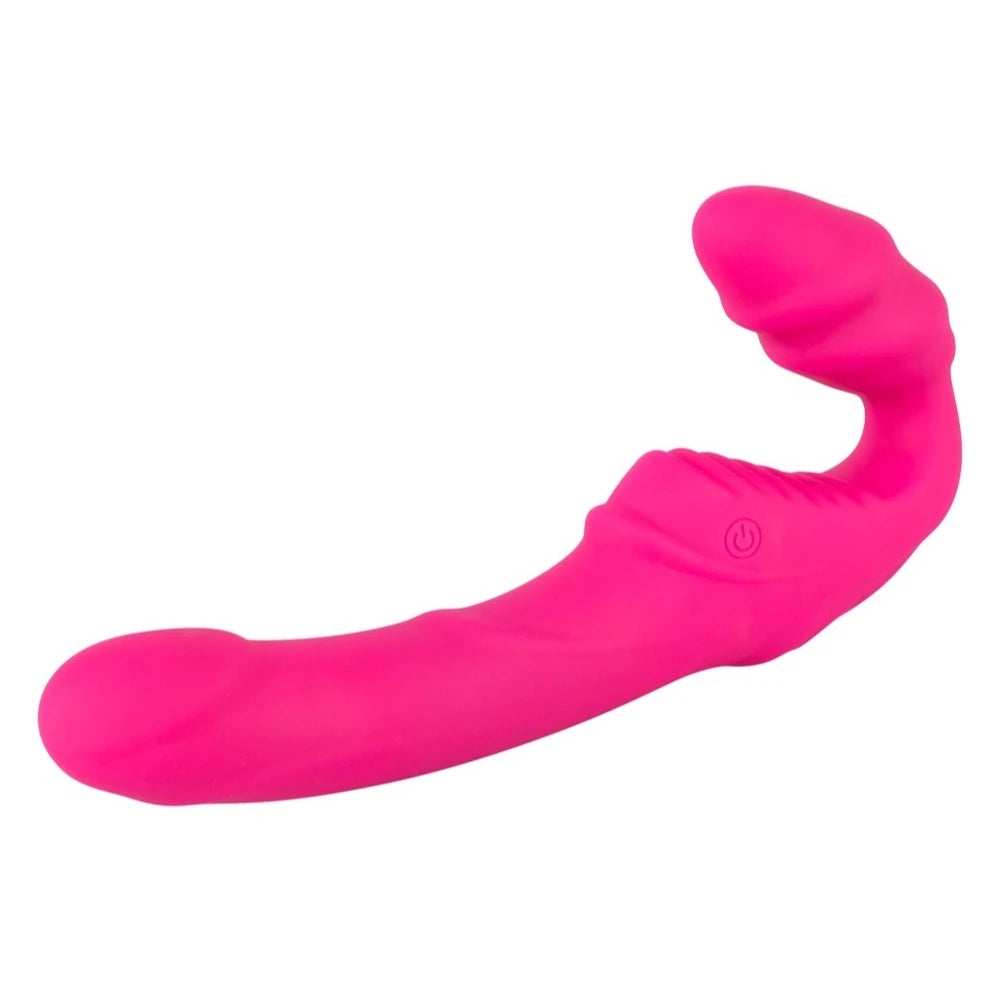 Double 2 titreşimli askısız strap-on – görsel 2