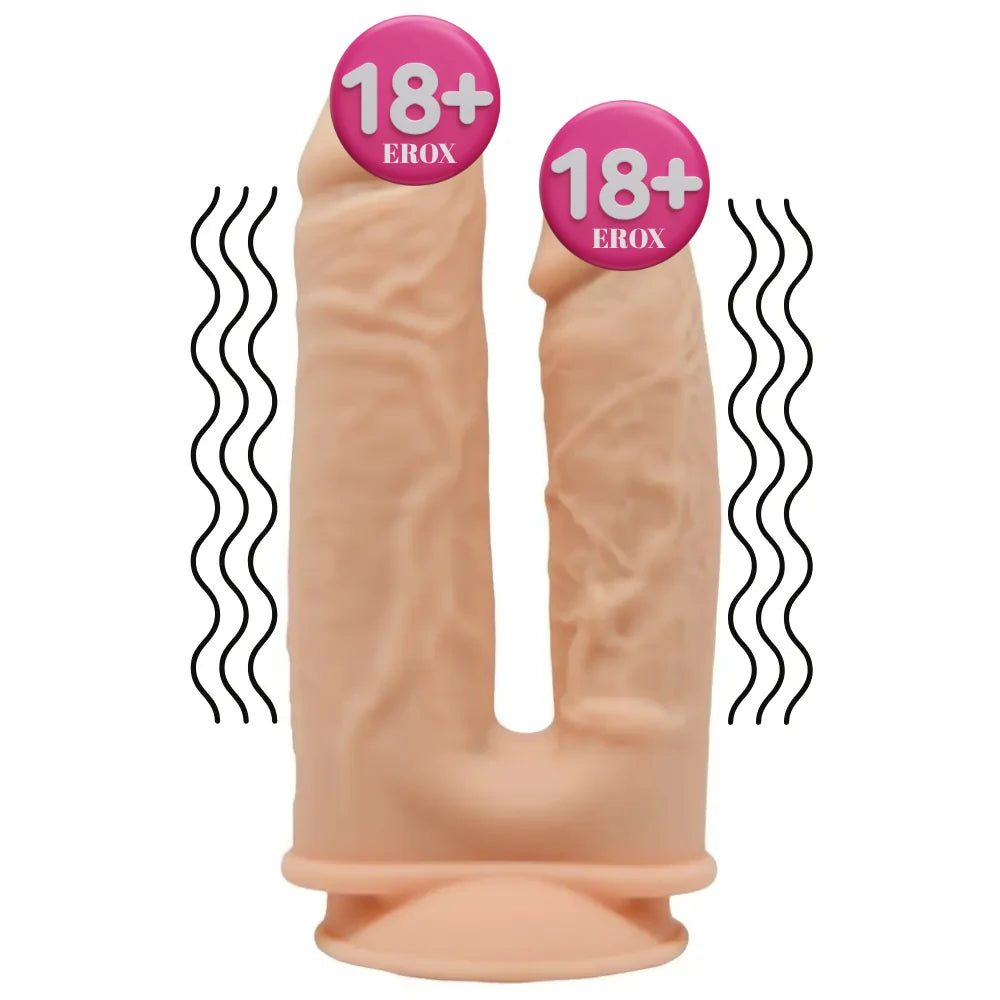 çift başlı titreşimli realistik penis – görsel 1