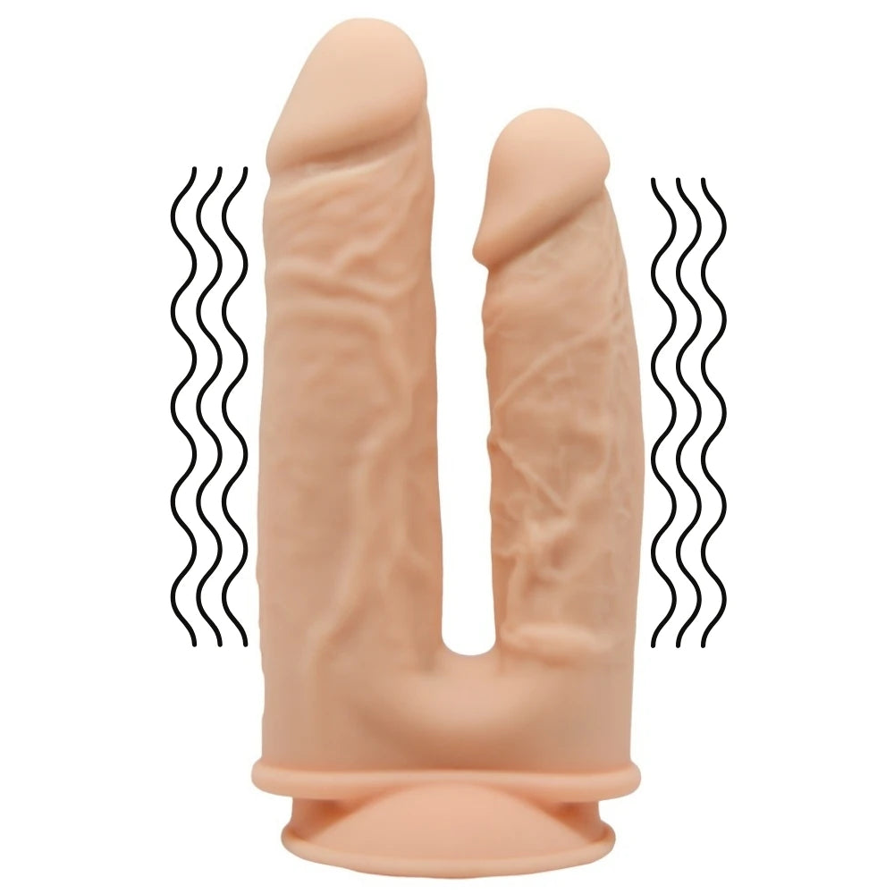çift başlı titreşimli realistik penis – görsel 2