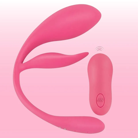Double Pleasure Kumandalı Esnek Yumurta ve Klitoral Vibratör