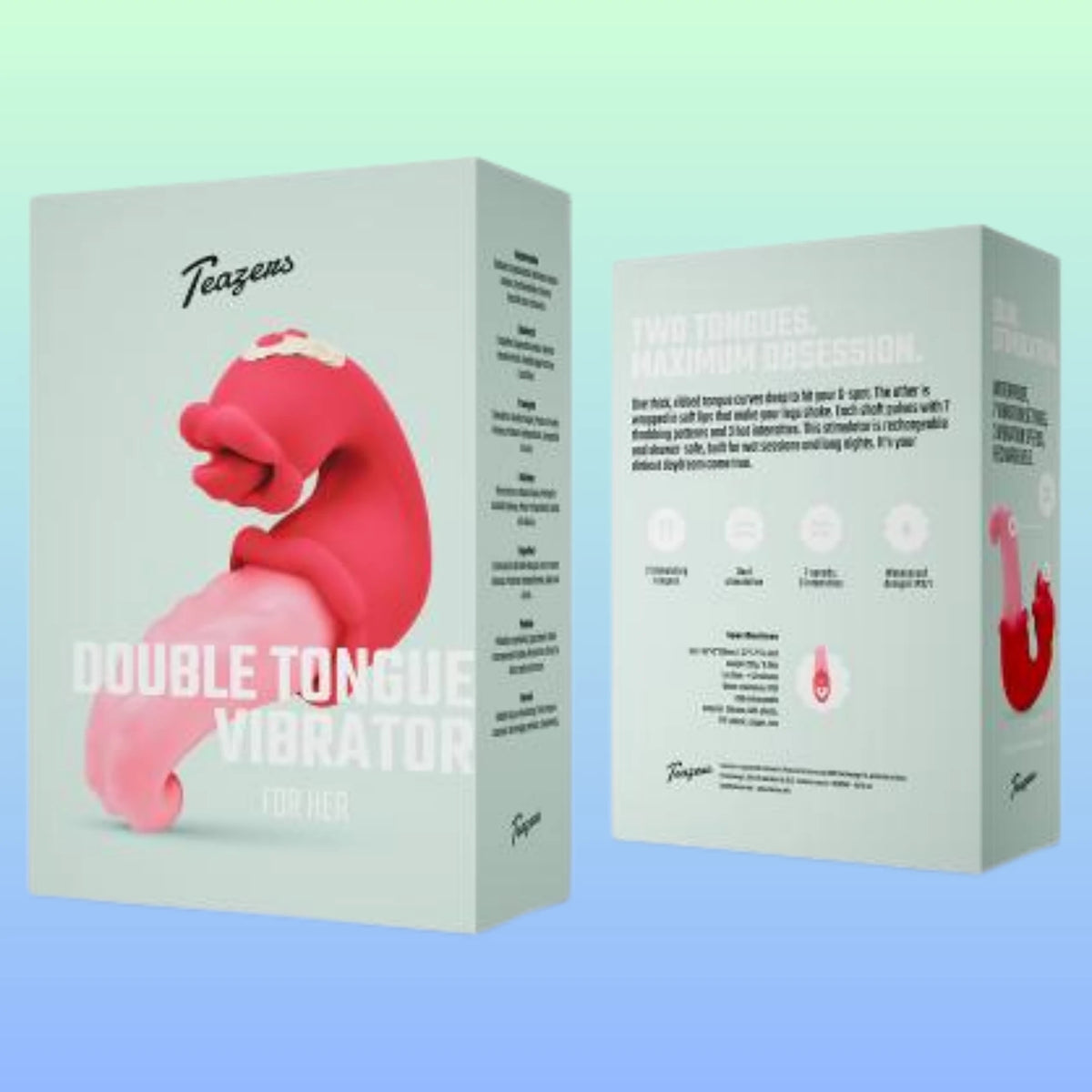 Double Tongue çift dilli vibratör – görsel 5