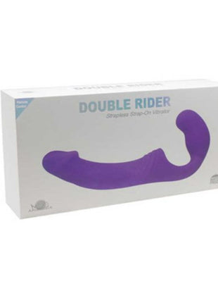 Aphrodisia Double Rider Strapless Strap-on Vibratör Purple