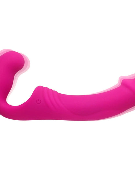 Aphrodisia Double Rider Strapless Strap-on Vibratör Pink