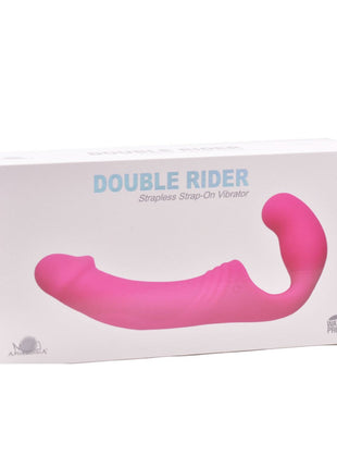 Aphrodisia Double Rider Uzaktan Kumandalı Strapless Strap-On Vibratör Pink