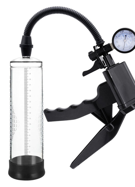 Men Penis Pump Tetik Mekanizmalı Göstergeli Penis Pompası