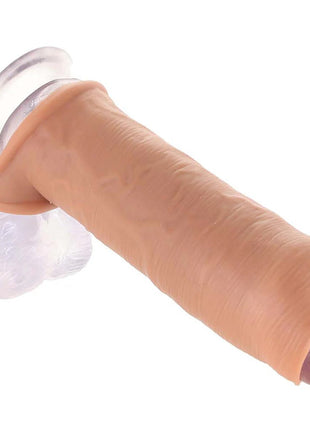 Pipedream Fetish Fantasy X-Tensions Uncut Penis Sleeve Testis Destekli Ucu Açık Amerikan Penis Kılıfı