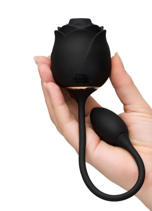 Fifty Shades Dark Blushing Rose Clitoral Suction Egg Vibrator Emiş Güçlü Vibratör