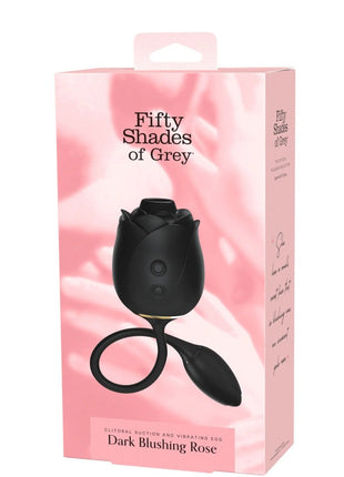 Fifty Shades Dark Blushing Rose Clitoral Suction Egg Vibrator Emiş Güçlü Vibratör