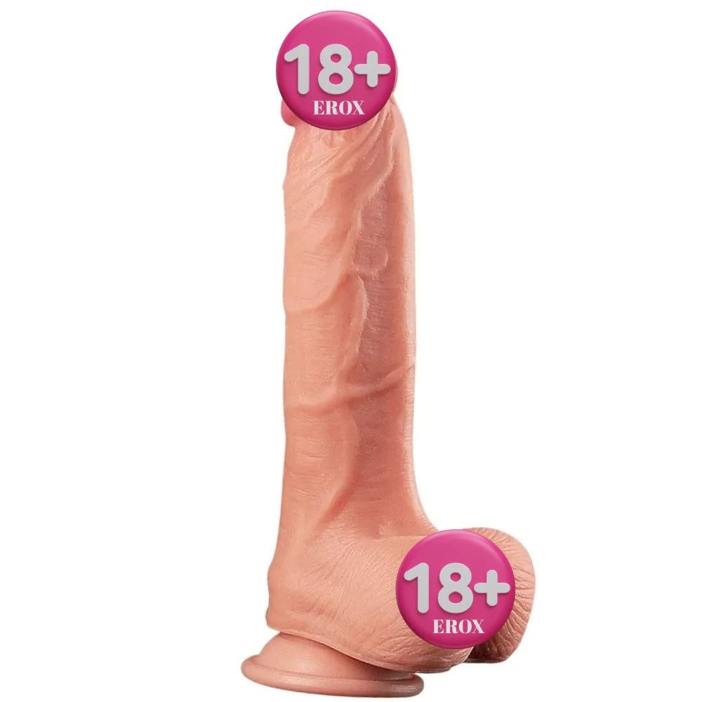 Dual Layered Cock 25 cm realistik penis – görsel 1
