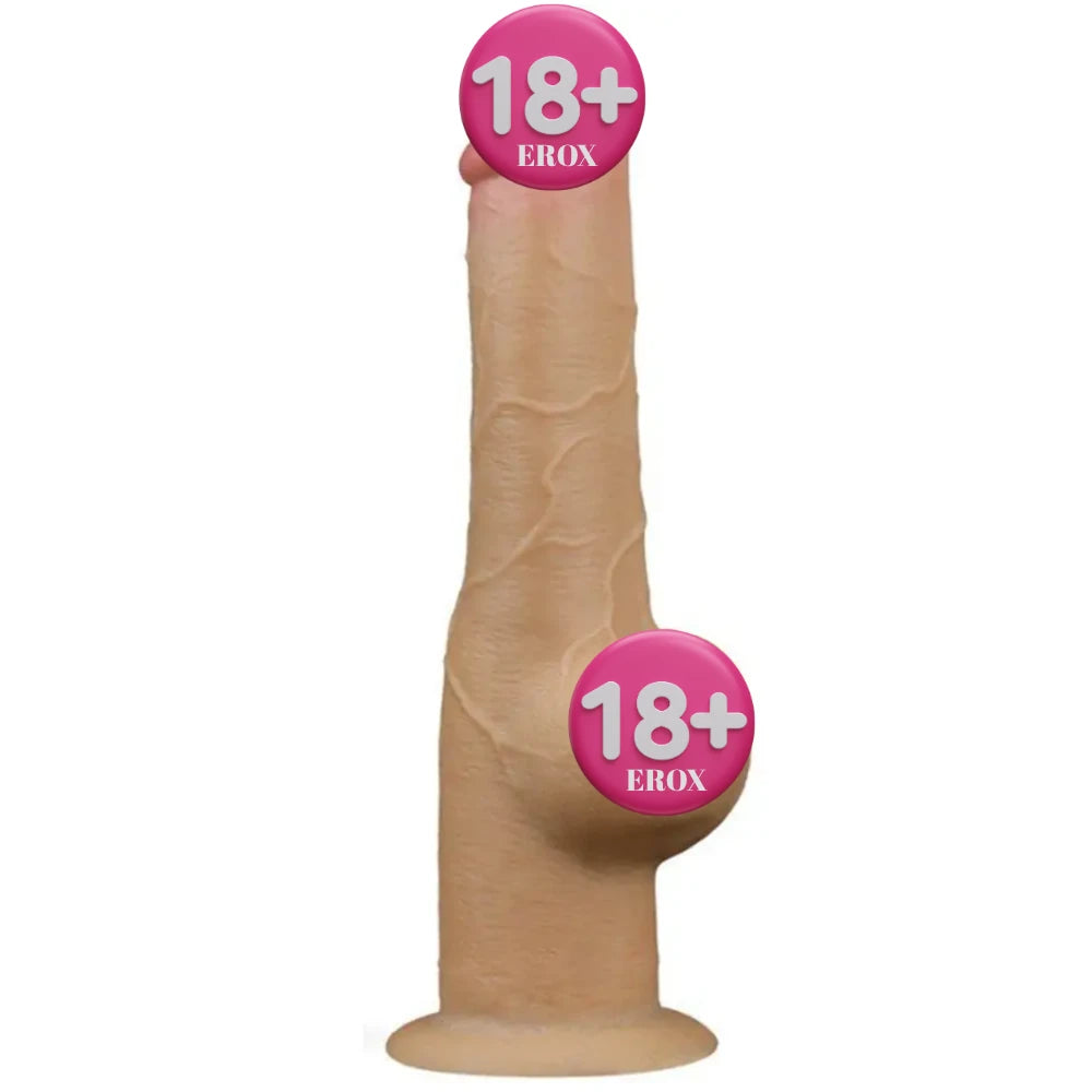 Dual Layered Handle Cock 25 cm saplı realistik penis – görsel 1