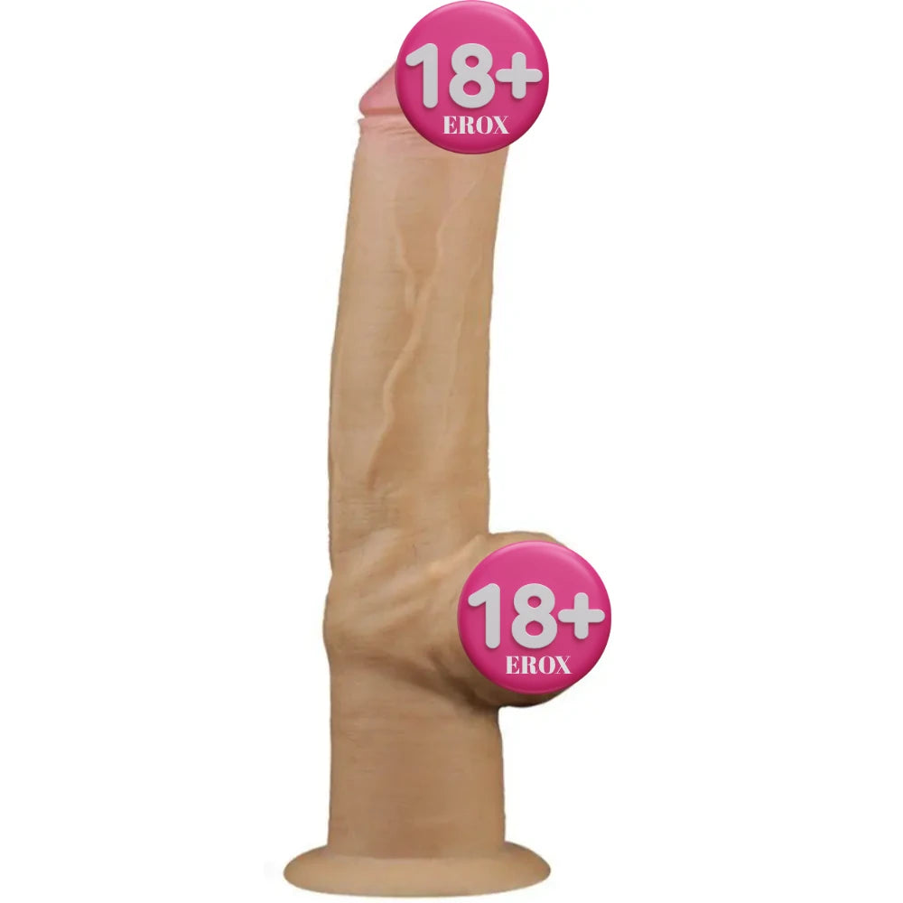 Dual Layered Handle Cock 30 cm saplı realistik penis – görsel 1