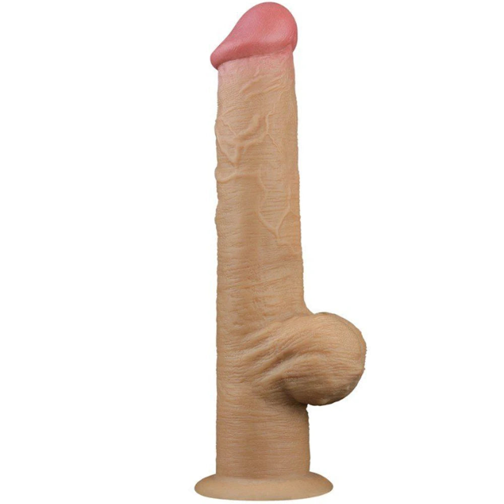 Dual Layered Handle Cock 32,8 cm saplı realistik penis – görsel 2
