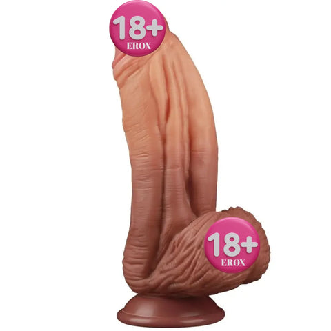 Dual Layered Monster 24,5 cm Genişleyen Realistik Dildo – 6-7 cm Çap